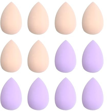 12 Pièces Mini Éponge De Maquillage, Éponge De Maquillage Doux, Outils De Beauté, Outils D'Application Cosmétique.