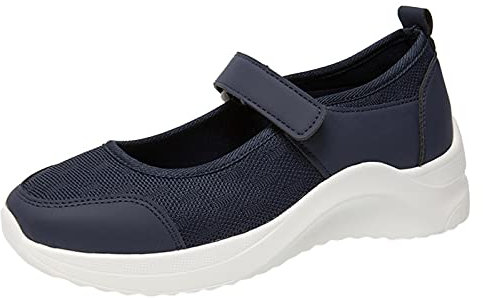 Chaussures orthopédiques pour femme | Mocassins épais dos nu | Baskets de course à pied avec soutien de la voûte plantaire | Chaussures décontractées respirantes pour diabétiques | Chaussures de