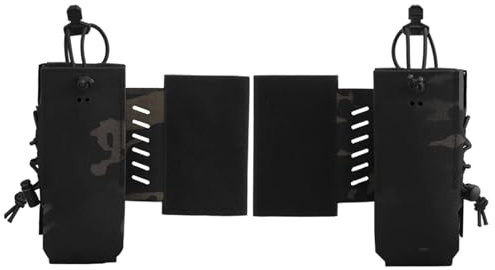 WLXW 2 Stück/Packung Radio Pouch Holster – Kompatibel Mit PRC 148 152 163 Und Radio Ähnlicher Größe for CS Cosplay-Spielausrüstung Hakenschlaufengürtelweste(BCP)