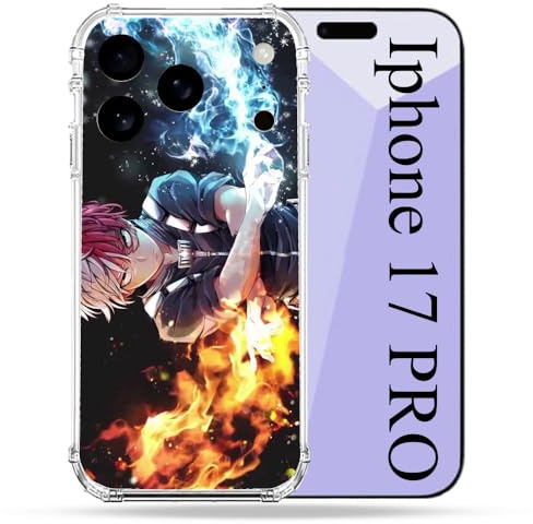 Verstärkte Schutzhülle für iPhone 17 Pro Manga My Hero Academia Shoto
