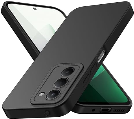 Tenphone Coque pour Xiaomi Redmi 15, Housse Etui de Protection en Silicone Souple, Cover Antichoc avec Protege de Camera, Pochette Compatible avec TPU (Noir, Redmi15)