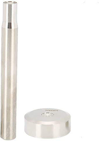 Yctze Outil de Poinçonnage de Rivets Double Face de 10 Mm pour l'artisanat du Cuir – Outil de Pose de Rivets Professionnel avec Kit de Base Installation Facile des Boutons-pression, œillets et – de