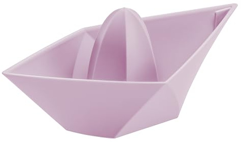 Koziol AHOI Zitruspresse | manuelle Fruchtpresse für Zitronen und Limetten | mit zwei Ausgussöffnungen | bruchfester Kunststoff, spülmaschinengeeignet | Küche, Haushalt (lavender)
