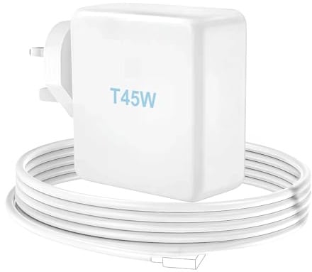 45W T-Tip Charger, Compatible Mac Book Air Charger with Mac Book Air 11 inch and 13 inch (Mid-2012~2017), A1435, A1436 A1466 A1465 Models etc