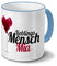 printplanet Tasse mit Namen Mia - Motiv Lieblingsmensch - Namenstasse, Kaffeebecher, Mug, Becher, Kaffeetasse - Farbe Hellblau