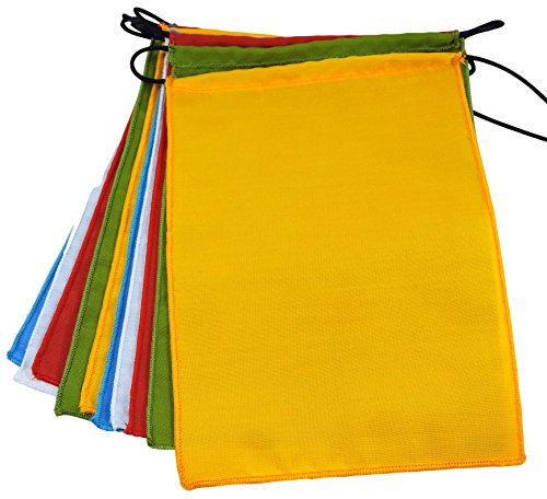 Blank prayer flags set of 10 flags (6x8)
