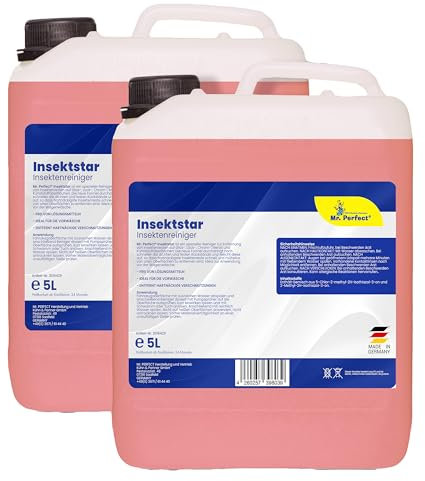 Mr. Perfect® Professioneller Insektenentferner Auto - 2x5L I Auto & Motorrad Insektenentferner - Geeignet für Lack, Glas, Kunststoff & Chrom I Lackschonender Insektenreiniger, Vorreiniger