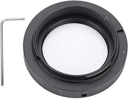 EBTOOLS Cámara Anillo Adaptador T2, Rosca Universal Montaje en T Lente Espejo Teleobjetivo Telescopio Montaje de Lente a cámara DSLR (T2-EOS, T2-AI, T2-PK, T2-AF, T2-NEX)(T2-EOS)