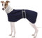 Geyecete Fleece Hundemantel Pullover für Windhunde,Whippet winterjacken Rollkragen Warmes Verstellbaren Winterpullover für hunde, kleidung Speziell für Greyhounds Lurcher und Whippets-Blau-M