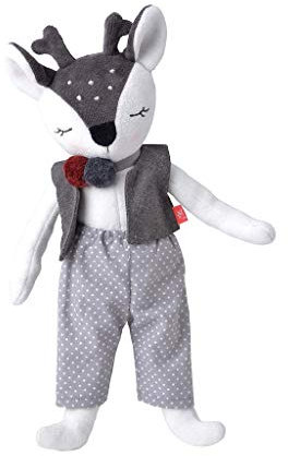 kikadu 1715602 Plüschtier Große Puppe Rehkitz Junge Bambi REH Kuschelreh Stofftier Plüschreh Plüschbambi