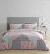 Catherine Lansfield Larsson Geo - Set copripiumino per letto singolo, colore: rosa