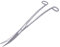 Innotech aquariumschere Aquarium Reinigung wave schere Schwarz Pflanzenschere für Wasserpflanzen (30 CM, Silber)