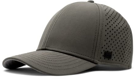 melin A-Game Hydro, Performance Snapback Mütze, wasserabweisende Baseballkappe für Damen und Herren, olivgrün, X-Large