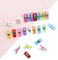 Magic Select Lot de 50 pinces de couture en plastique ABS et acier inoxydable pour tissu, reliure et travaux manuels