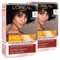 2x L'Oréal Paris Excellence Creme Universal Nude Colorazione Permanente Nero 1U Triplo Trattamento - 2 Tinte
