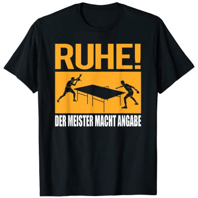 Tischtennis Zubehör Gadget für Ping Pong Set als Tischtennis T-Shirt