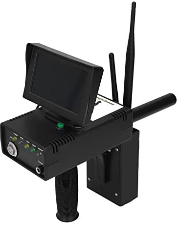 Detector de Metales, Detectores de Metales Portátiles, Detector de Oro, Detector de Oro Profesional de Mayor Precisión con Pantalla LCD, para Inspección Militar Y de Seguridad Y Prospección(EU)