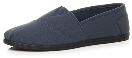 AJVANI Mens Teens Comfort Espadrilles Casual Beach Summer Canvas Shoes Plimsolls Size