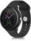 Oumida Armband Kompatibel mit Garmin Venu/Venu Sq/Venu 2 Plus & Garmin Vivoactive 3/Vivoactive 3 Music/Vivomove Style/Vivomove 3/Luxe/HR, 20mm Verstellbares Silikon Sport Uhrenarmband, Schwarz
