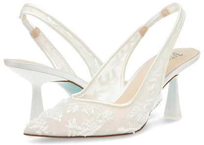 Betsey Johnson Damen Nikki Pumps, Elfenbein, 36 EU