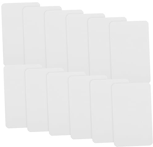 ibasenice 100stücke Teiliges Blankokarten Aus Beschichtetem Papier Stabile Glatte Oberfläche Als Lernkarten Und Beschriftbare Spielkarten Kompakt Und Leicht Tragbar Für Täglichen Gebrauch