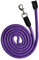 „Equipride“ Luxus-Pferde-Führleine für Halfter mit Leder 18 mm dick (Lila)