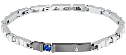 Maserati Herren-Stahlarmband, nachhaltige Saphire, Sapphire Kollektion – JM224AXO03