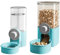 Kaninchenfutter Wasserspender, Automatischer Wasserspender 500ml, Automatischer Futterspender für Haustiere 1200ml, Hängend Haustier Wasserspender für Hamster Kaninchen Eichhörnchen Kleintiere