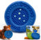 AHYDFSR Hundespielzeug, Kauspielzeug Hund Fast Unzerstörbar, Große Hunde Naturkautschuk Kauspielzeug, Interaktives kauknochen Hunde Spielzeug, Für Große Mittelgroße Hunde und Welpen, Blau