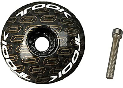 QAINKUN Ahead Kappe Fahrrad Headset Vorbau Top Cap Carbon Faser Expander 28,6 mm1 1/8 Vorbau Gabelschaft Stecker Abdeckung Bolzen for Straße Berg Fahrrad Gabel Teile Headset Spacer