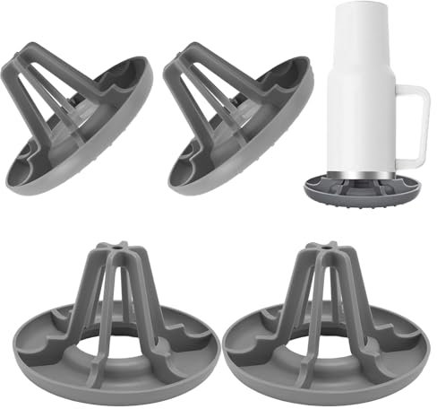 Bottle Drying Rack, 4 Pieces Water Bottle Drying Rack for Water Flask and Sports Water Bottle, Stanley Cup Drying Rack Air Convection Fast Drying Bottle Rack, Soft Silicone Bottle Rack