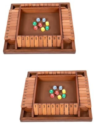 Vaguelly 2 Sätze Spiel mit Flop- Brettspiele für die Familie Trinkwürfelspiel Spielzeug gruppenspiele unterhaltungsspiele Kinderspielzeug Spielzeuge Trinkspiel Spielzeug Partyzubehör