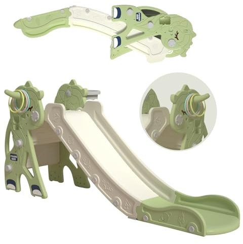 Lnhcrbs Scivolo da Giardino per Bambini,Scivolo per Bambini è Adatto Sia per Uso Interno Che Esterno, Scivolo per Bambini da Casa Interno è Realizzato In Polietilene Ad Alta Densità,per 1-3 Anni