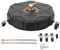ECUTEE Idropulitrice per Superfici 330mm Idropulitrice Accessorio per Pulizia Superfici 2500 PSI per Pulizia Pavimenti con 3 Ruote e 2 Bacchette di Estensione, Pulitrice per Pavimenti Giardino