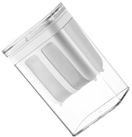 Máquina para Hacer Queso y Yogur, Colador de Yogur Griego de 1100 Ml con Malla Fina y Tapa para Yogur Griego Espeso, Leche de Soja, Bayas y Frutas