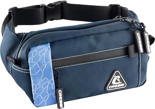 CRESSI Koala Pouch Blue - Wasserabweisende Unisex Gürteltasche für Wassersportaktivitäten, Blau, Einheitsgröße