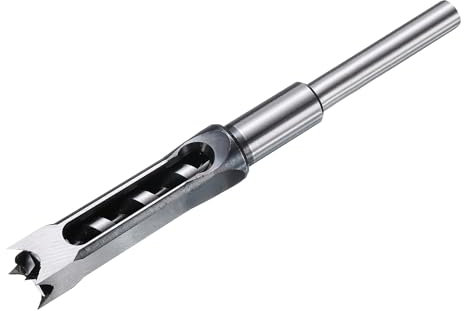 sourcing map Square Hole Drill Bit 19mm(3/4) High Speed Steel Hollow Mortiser Auger for Woodworking Carpentry Mortise Tenon Machine