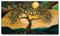 Giallobus - Quadro - 13 - Albero stellato - Tela Canvas Telaio Standard - 140x80 - Pronto da appendere - Quadri moderni per la casa