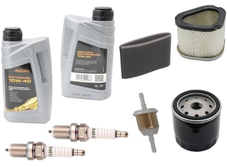 SECURA Wartungskit (LG191) kompatibel mit JOHN DEERE LT133, LT150, LT155, LTR155, LX173, LX255, SST15 Rasentraktor