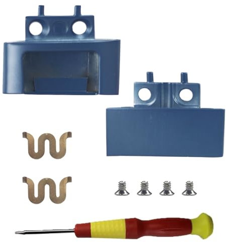 Solo 4 Scharnier-Ersatzscharnier-Reparatur-Set für Beats Solo 4 Wireless (Modell A2924) Kopfhörer, Metallscharnier-Reparaturteile, Kopfbandverbinder, Zubehör wie das OEM – Schieferblau