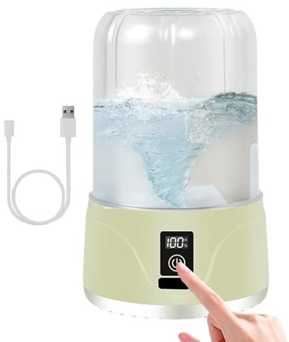 Lavadora portátil, lavadora de ropa interior | Lavadora de viaje Lavadora - Suministros de camping recargables con modos de limpieza ajustables, accesorios de viaje