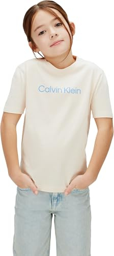 Calvin Klein Unisex Kinder Inst. Logo Ss T-Shirt Lv1cksja29 S/S T-Shirt