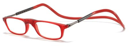 Nyxphy Magnetische Lesebrille Leichtgewichtige Blaulichtfilter-Brille mit Halskette für Damen Herren (+1.0 bis +4.0 Dioptrien, faltbar)