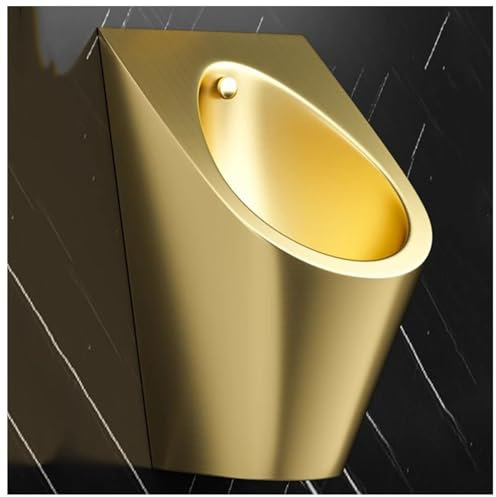 IYUESQ Urinario Universal de Acero Inoxidable 304, de Alta eficiencia y con conexión Superior, Ideal para Uso doméstico o Comercial, para Hombres y Adultos, Sanitarios públicos.
