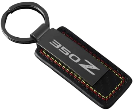 Porte-clés pour Nissan 350Z, Clé de Voiture Cuir Microfibre Anti-Perte Cadeau Pratique Key Voiture,B