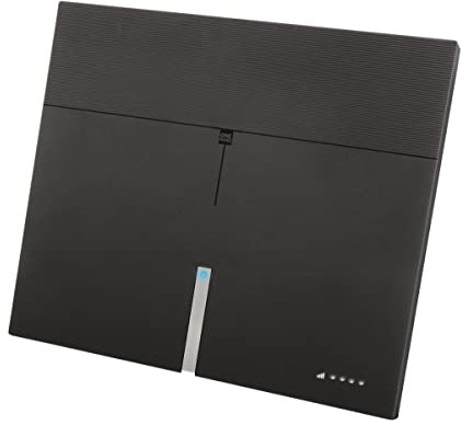 One For All Amplified Indoor Digital TV Aerial SV9495 - Ready to receive Freeview and Analogue TV Signals within a range of 15 miles - Full HD Ready – Premium HDTV Antenna – UHF/VHF - black