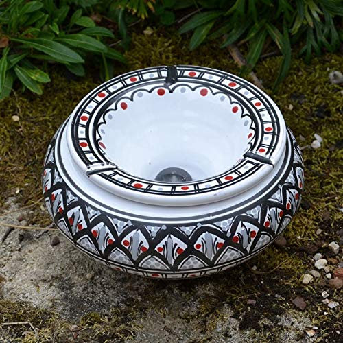 Bakir Orientalischer Aschenbecher, groß, Grau