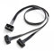 bbfly-B4 OBD II OBD2 16 Pin Verlängerung Male auf Dual Female Verlängerungskabel Adapter (30cm)