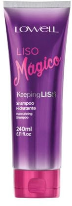 Lowell - Feuchtigkeitsspendendes Glättungsshampoo - Glattes & Weiches Haar - Angereichert mit Aminosäuren & Algen-Polysacchariden - Frizz-Kontrolle & Glanz - 240 ml