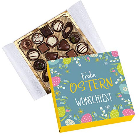 Herz & Heim® Lindt Pralinen zum Osterfest - Frohe Ostern - mit Wunschtext